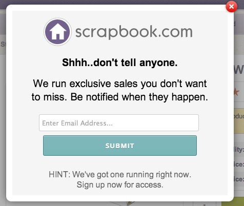 Scrapbook.com_Email_Signup