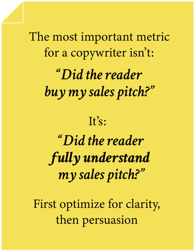 Our Philosophy Most Important Metric for Copywriter