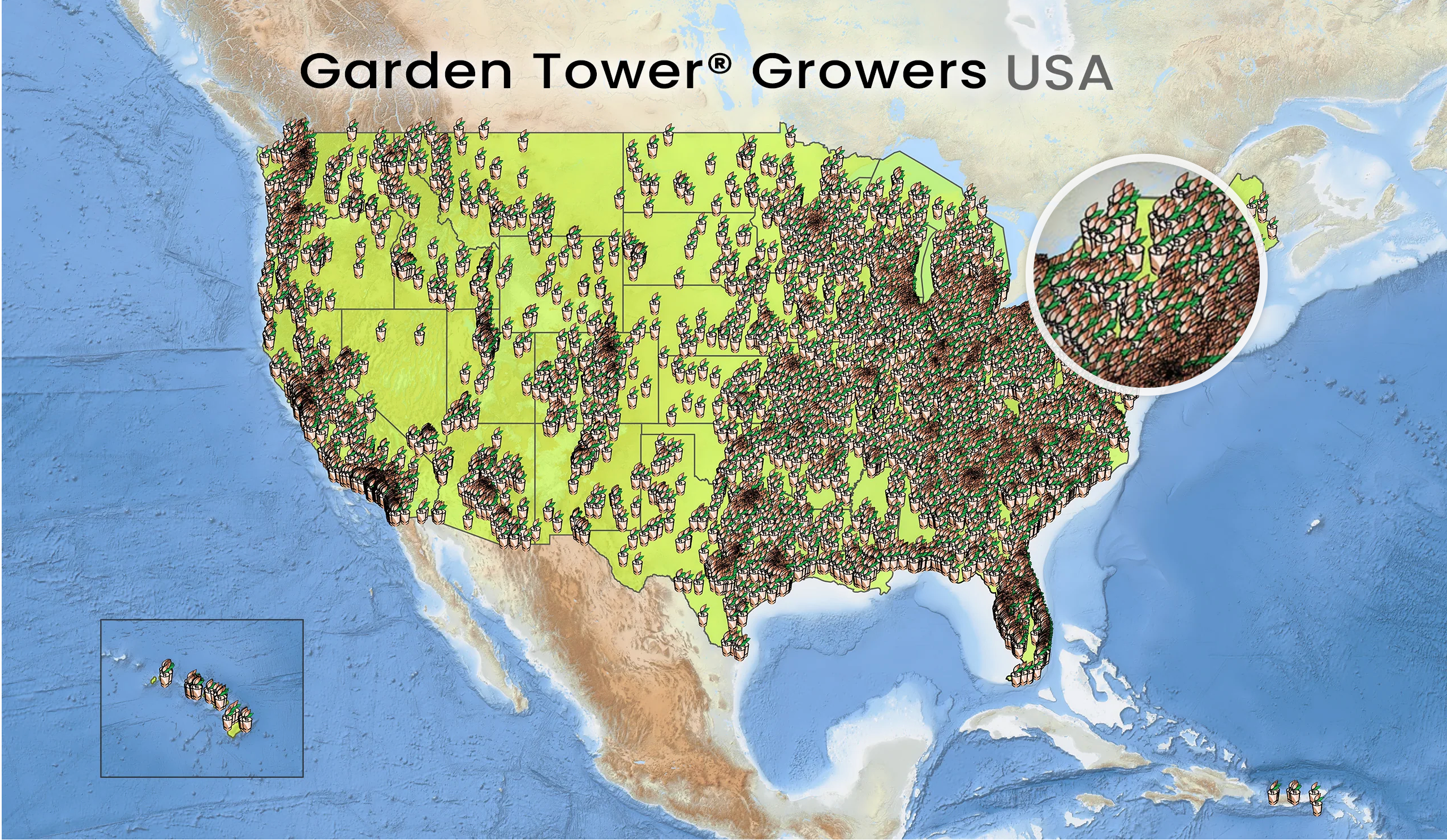 US Map Social Proof